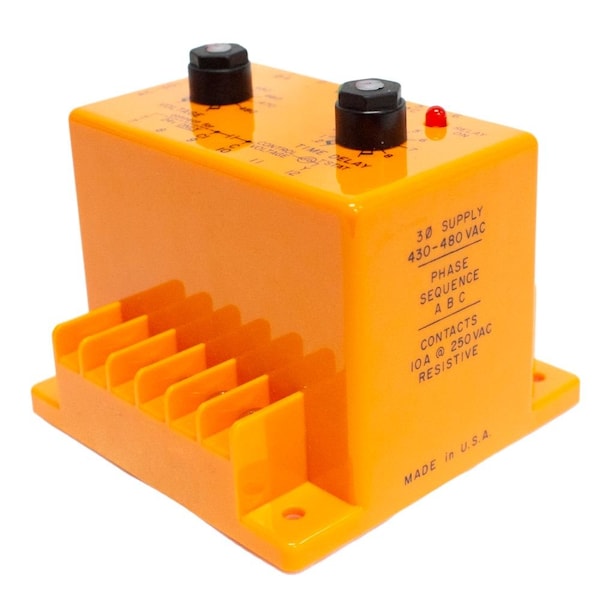 AC-301 Series Three Phase Line Under Voltage and Phase Loss Monitor/ Short Cycle Protector